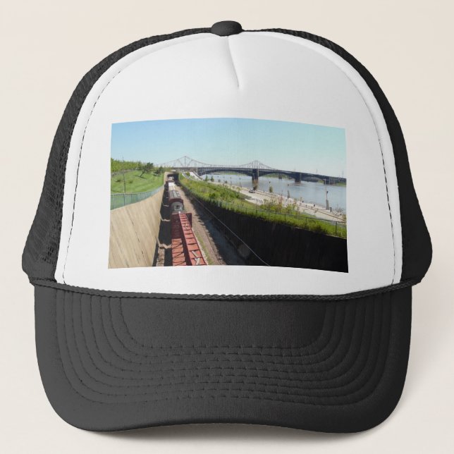 Landscape Train Trucker Hat (Front)