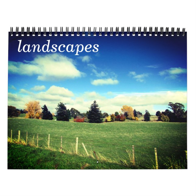 landscape travels calendar (Cover)