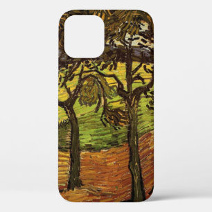 Landscape, Trees and Figures by Vincent van Gogh iPhone 12 Case