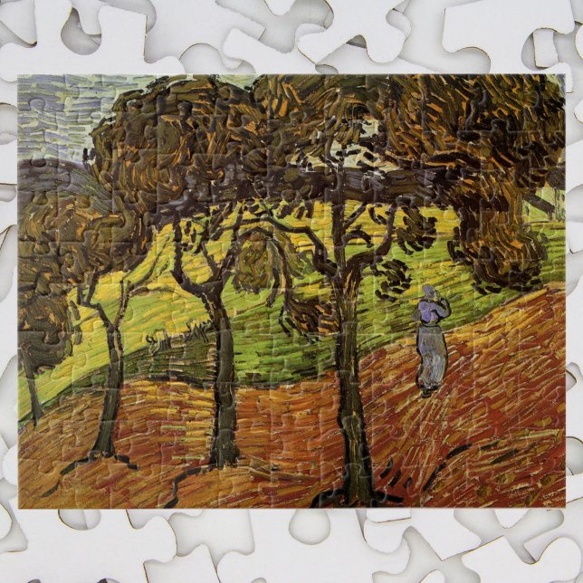 Landscape, Trees and Figures by Vincent van Gogh Jigsaw Puzzle (Creator Uploaded)