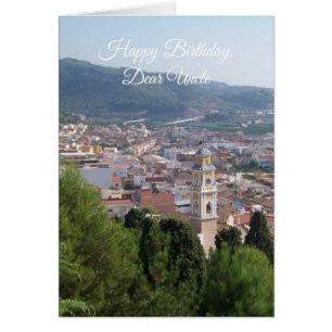 Landscape Uncle Birthday Card