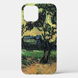 Landscape w Chateau of Auvers by Vincent van Gogh iPhone 12 Case