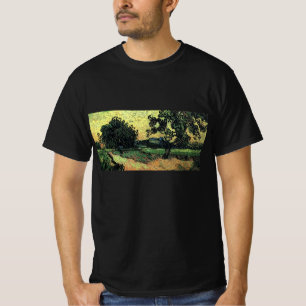Landscape w Chateau of Auvers by Vincent van Gogh T-Shirt
