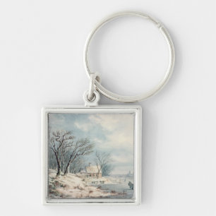 Landscape: Winter Key Ring