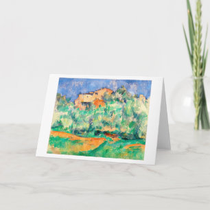 Landscape with a House, Cezanne Card