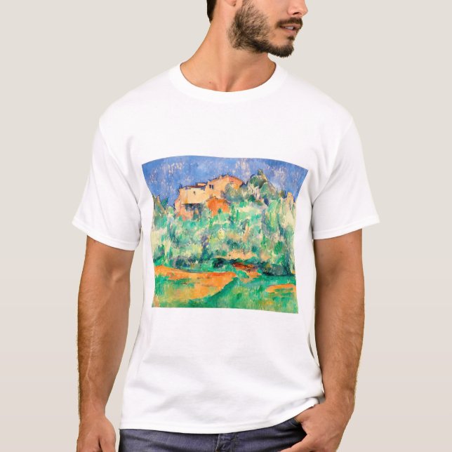 Landscape with a House, Cezanne T-Shirt (Front)
