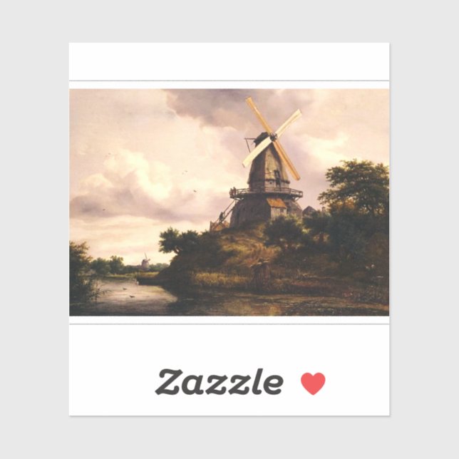 Landscape with a Windmill Art (Sheet)