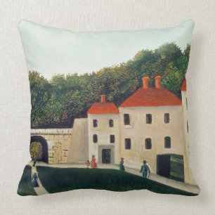 Landscape with an Arch and Three Houses, 1907 (oil Cushion
