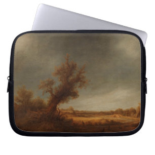 Landscape with an old oak, Adriaen van Ostade, Can Laptop Sleeve