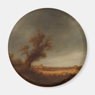 Landscape with an old oak, Adriaen van Ostade, Can Magnet