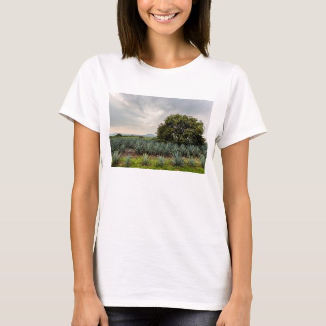 Landscape With Blue Agave T-Shirt (Front)