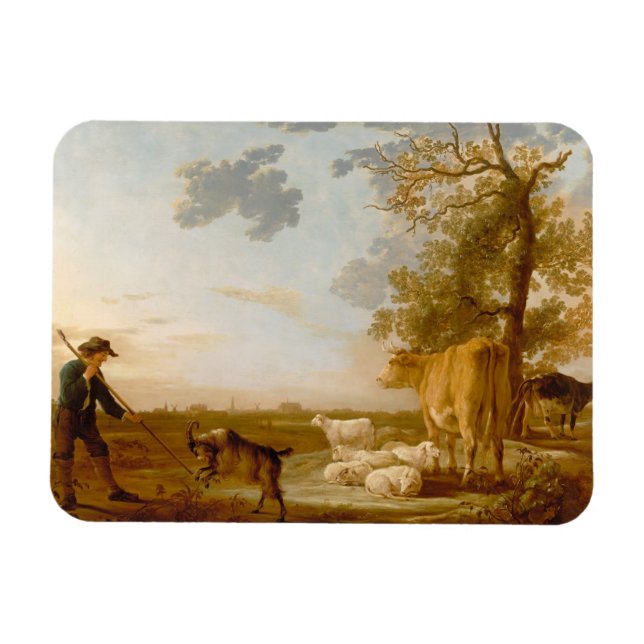 Landscape with cattle Aelbert Cuyp   Magnet (Horizontal)