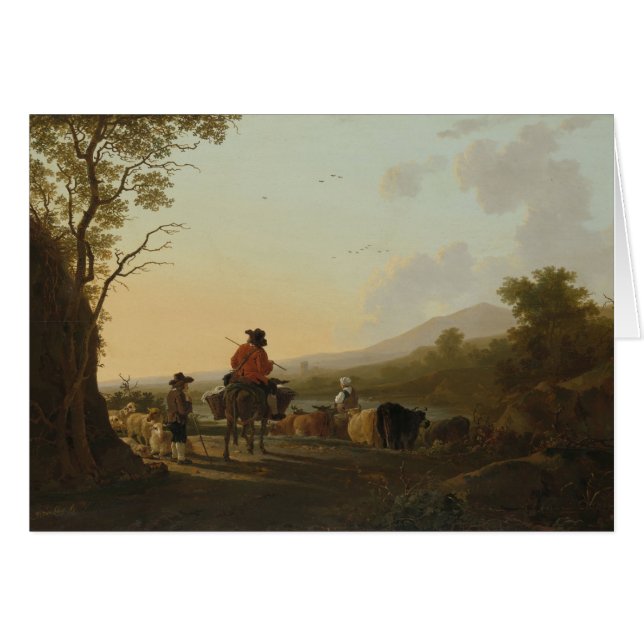 Landscape with Cattle Driver and Shepherd (Front Horizontal)
