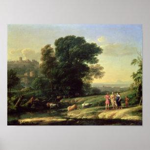 Landscape with Cephalus Poster