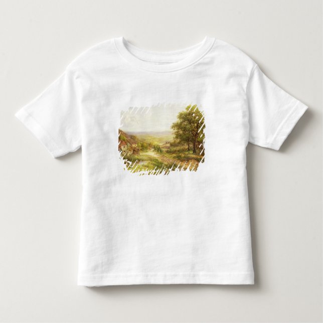 Landscape with Children by a Pond, 1884 Toddler T-Shirt (Front)