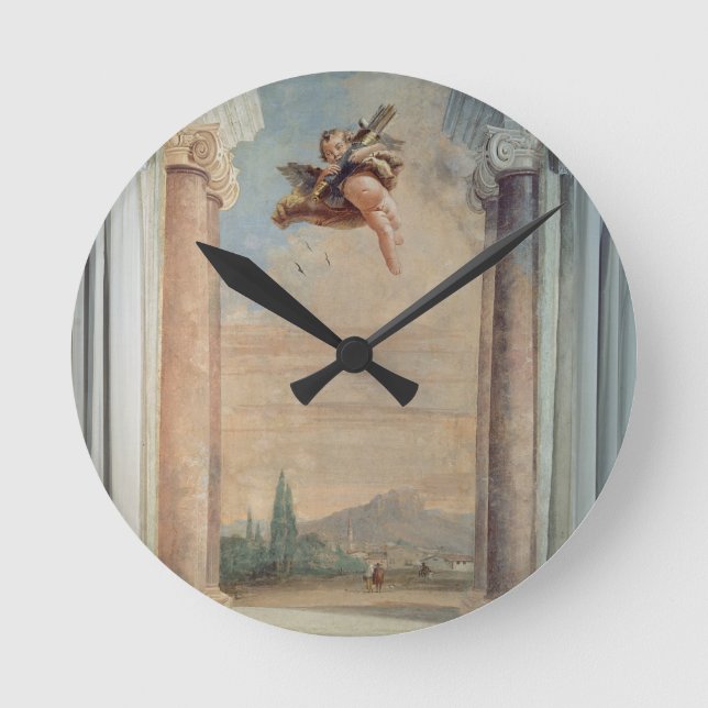 Landscape with Cupid, from the 'Foresteria' Round Clock (Front)