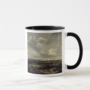 Landscape with Dunes near Haarlem (oil on canvas) Mug