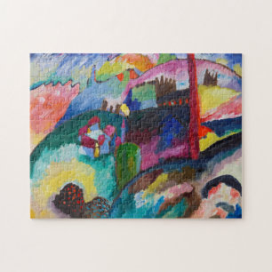 Landscape with Factory Chimney, Wassily Kandinsky Jigsaw Puzzle