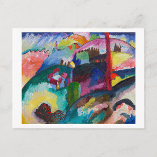 Landscape with Factory Chimney, Wassily Kandinsky Postcard