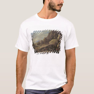Landscape with Farmers tending their Animals T-Shirt