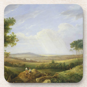 Landscape with Figures (oil on panel) Coaster