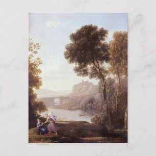 Landscape with Hagar and the Angel, 1646 Postcard