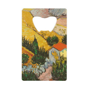 Landscape with House and PloughmaVincent van Gogh 