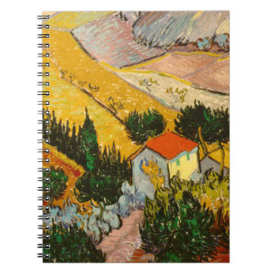 Landscape with House and PloughmaVincent van Gogh  Notebook