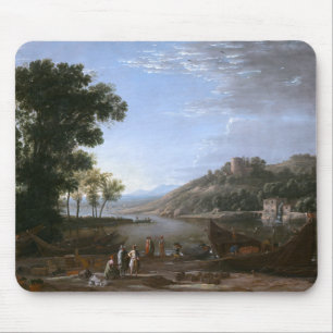 Landscape with Merchants Mouse Pad