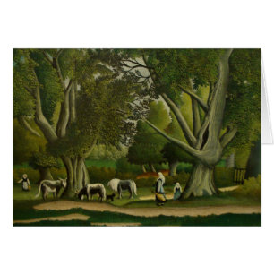 Landscape with Milkmaids by Henri Rousseau