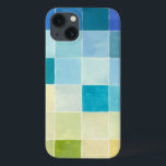 Landscape with Multicolored Pixilated Squares iPhone 13 Case<br><div class="desc">Megan Meagher created this piece utilizing a style known as digital pixilation. Artists use computer programs to design and draw their pieces,  producing impressionistic renderings of real world settings. If you love abstract,  experimental art this print is for you!</div>