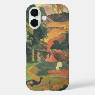Landscape with Peacocks by Paul Gauguin iPhone 16 Case