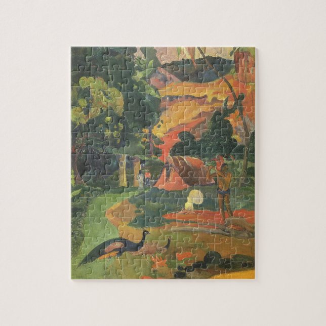 Landscape with Peacocks by Paul Gauguin Jigsaw Puzzle (Vertical)