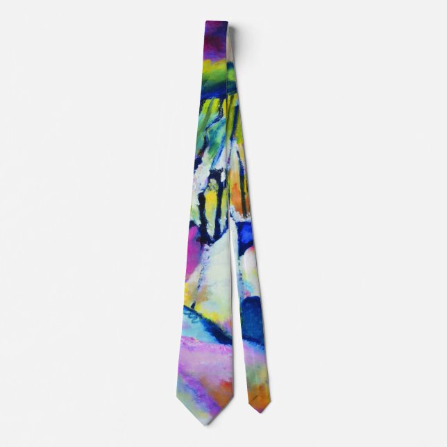 Landscape with Rain by Wassily Kandinsky Tie (Front)