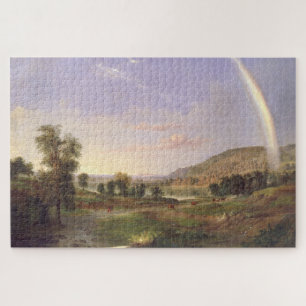 Landscape with Rainbow 1859 – Robert S. Duncanson Jigsaw Puzzle