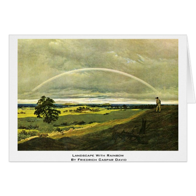 Landscape With Rainbow By Friedrich Caspar David (Front Horizontal)