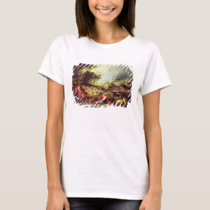 Landscape with Rainbow (oil on canvas) T-Shirt