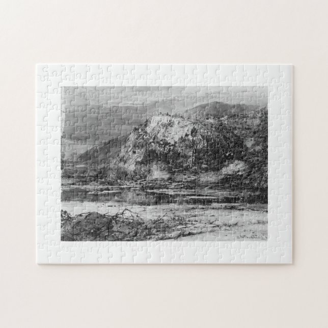 Landscape with Rocky Hills and Stream 1890 William Jigsaw Puzzle (Horizontal)