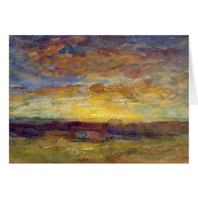 Landscape with Setting Sun (Front Horizontal)