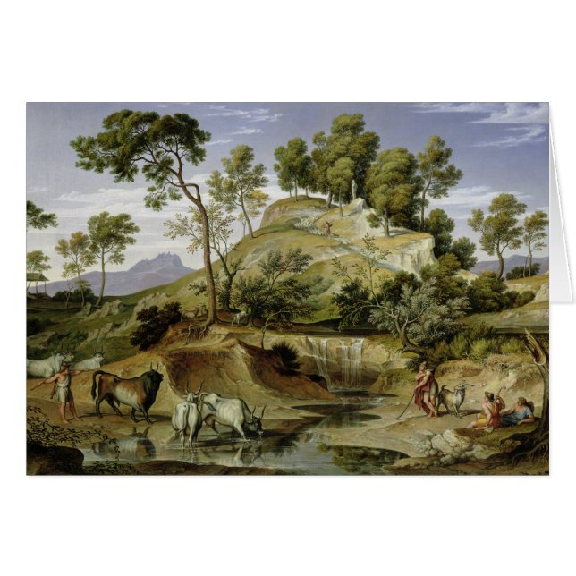 Landscape with Shepherds and Cows (Front Horizontal)