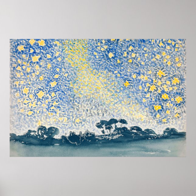 Landscape with Stars (1905–1908) Poster (Front)