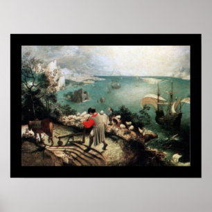 Landscape with the Fall of Icarus - 1558 Poster