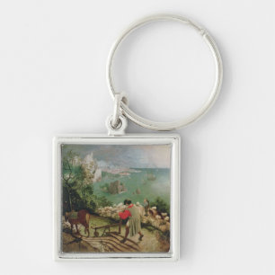 Landscape with the Fall of Icarus, c.1555 Key Ring