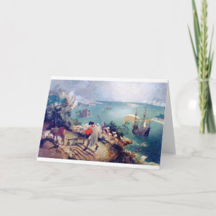 Landscape with the Fall of Icarus, Pieter Bruegel Card