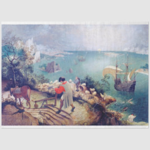 Landscape with the Fall of Icarus, Pieter Bruegel Tissue Paper