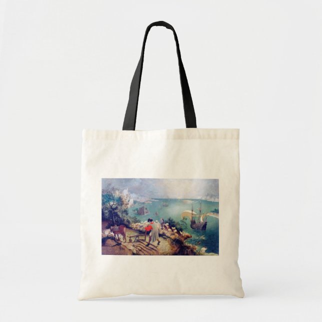 Landscape with the Fall of Icarus, Pieter Bruegel Tote Bag (Front)