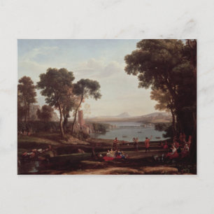 Landscape with the Marriage of Isaac Postcard