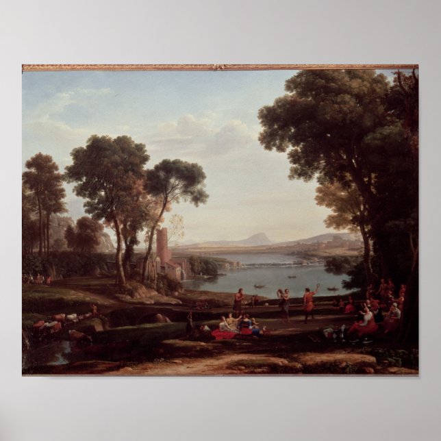 Landscape with the Marriage of Isaac Poster (Front)