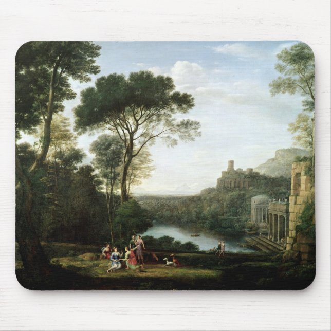 Landscape with the Nymph Egeria Mouse Pad (Front)