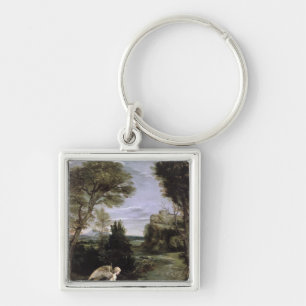 Landscape with Tobias laying hold of the Fish Key Ring